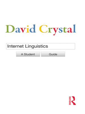 cover image of Internet Linguistics